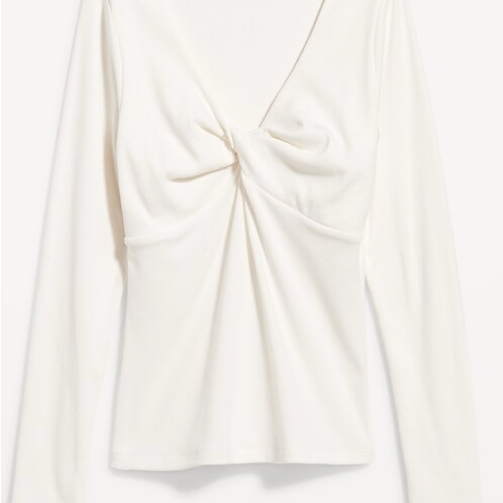 Elegant Cream Long Sleeve Top